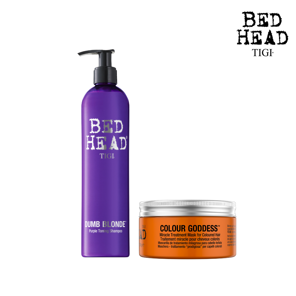 DUMB BLONDE™ PURPLE Toning Shampoo & COLOUR GODDESS™ Miracle Mask