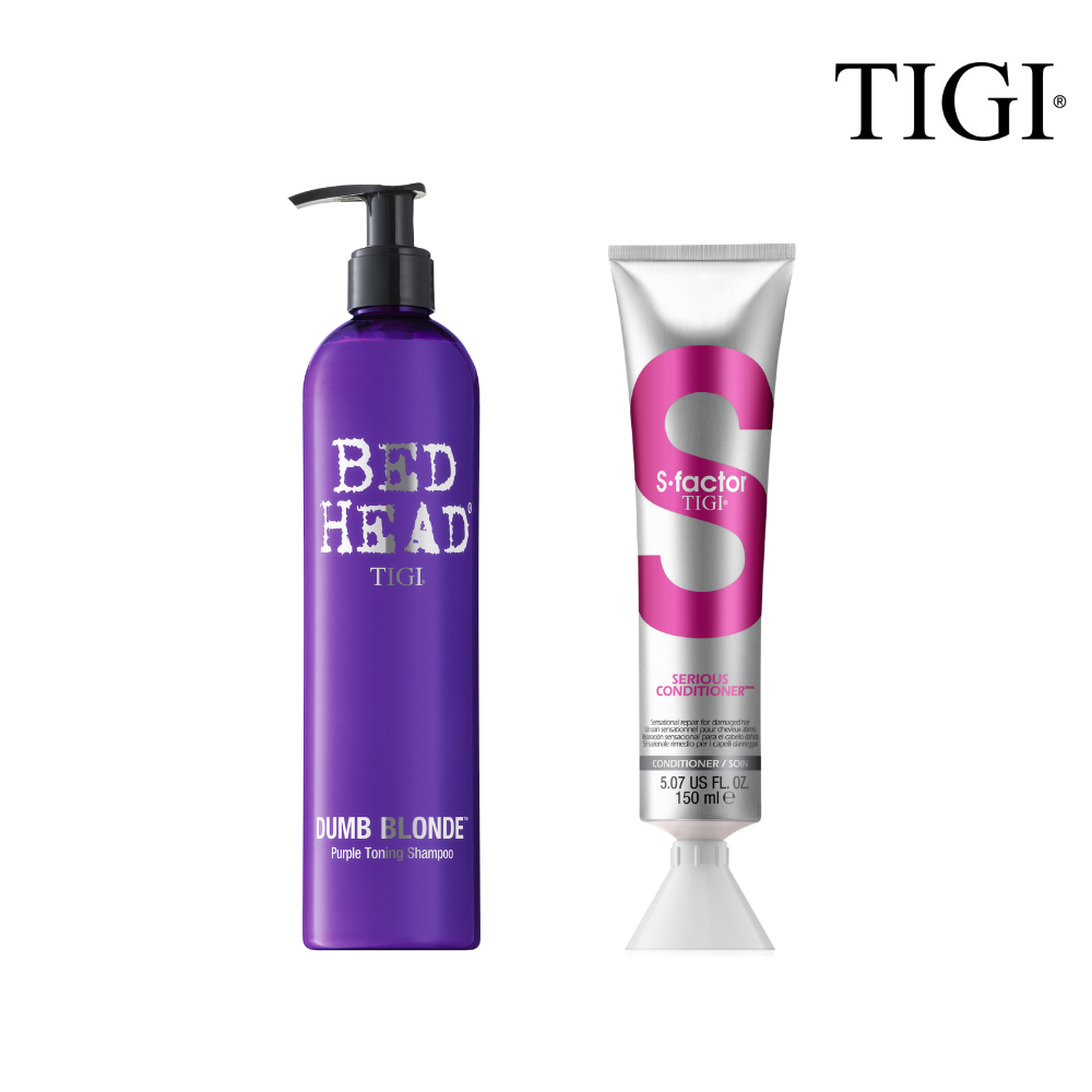 DUMB BLONDE™ PURPLE Toning Shampoo & SERIOUS CONDITIONER™