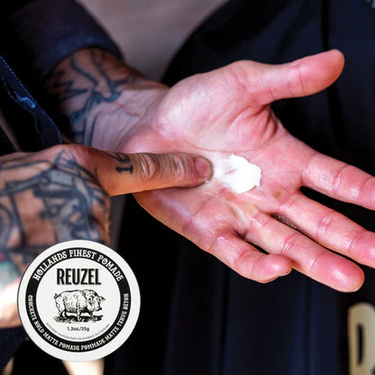 Get REUZELED Concrete Pomade + 3 in 1 Shampoo Set