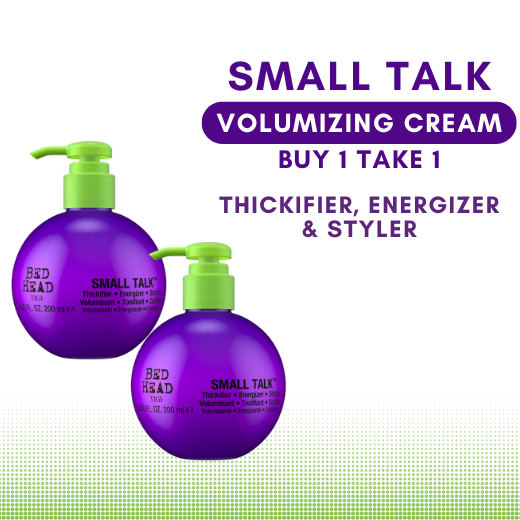 Bed Head SMALL TALK Volumizing Cream - BUY 1 TAKE 1