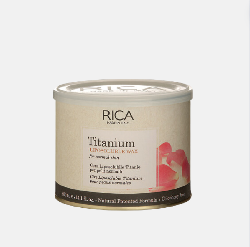 Rica Wax Titanium Rose Soft Wax Jar (for normal skin)