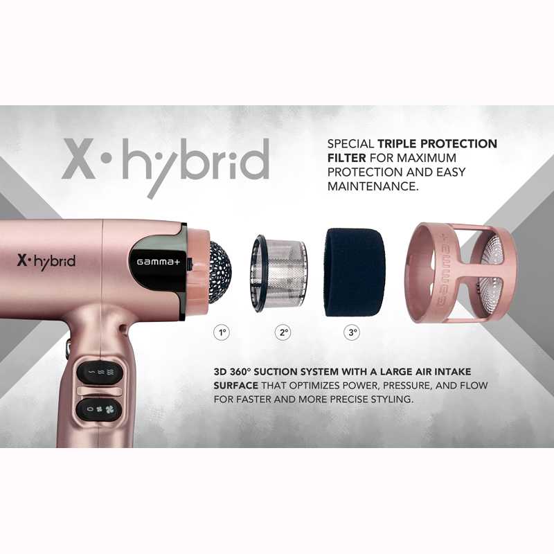 GAMMA PIU - X HYBRID  BLACK