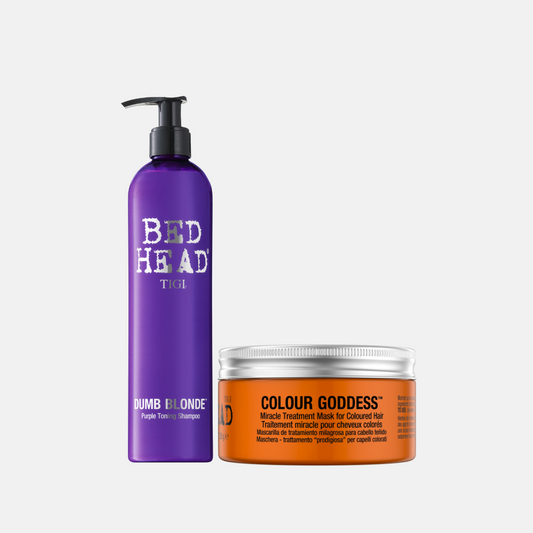 DUMB BLONDE™ PURPLE Toning Shampoo & COLOUR GODDESS™ Miracle Mask